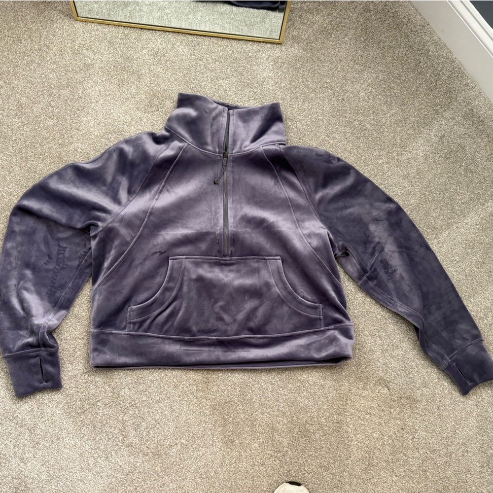 lululemon athletica Velvet Half-Zip Pullover - Deep Purple